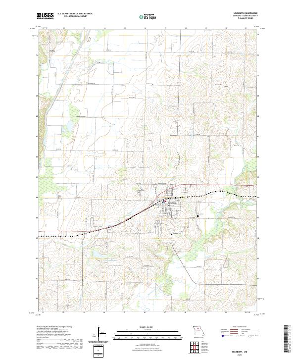 Salisbury 2021 topographic map thumbnail