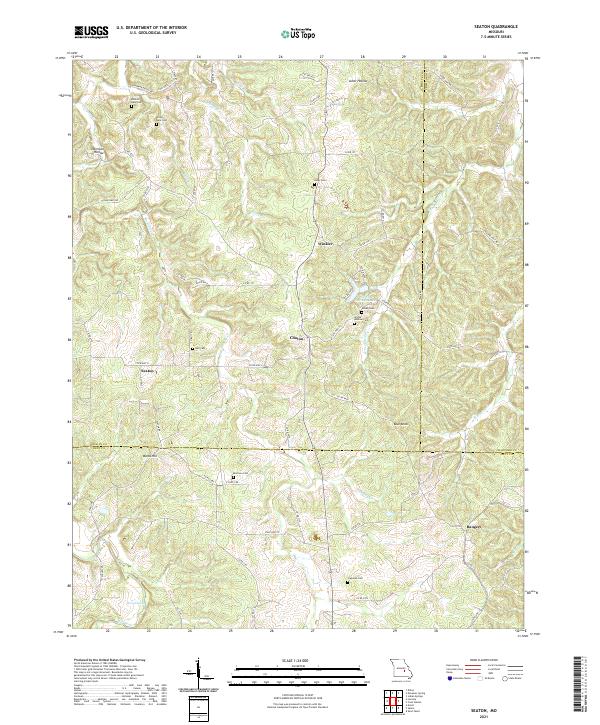Seaton topographic map thumbnail
