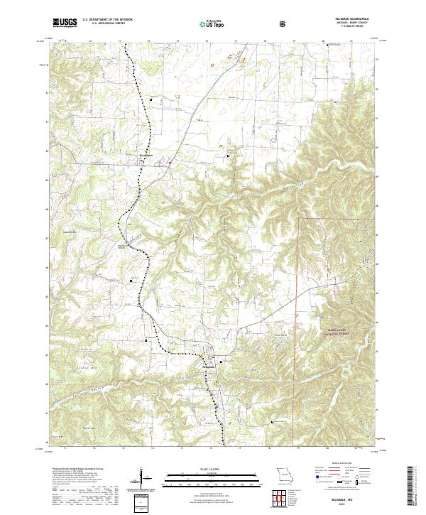 Seligman topographic map thumbnail