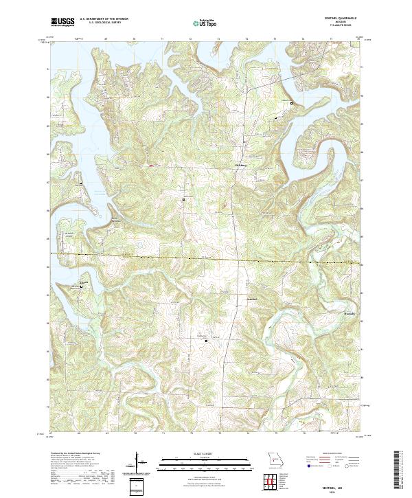 Sentinel 2021 topographic map thumbnail