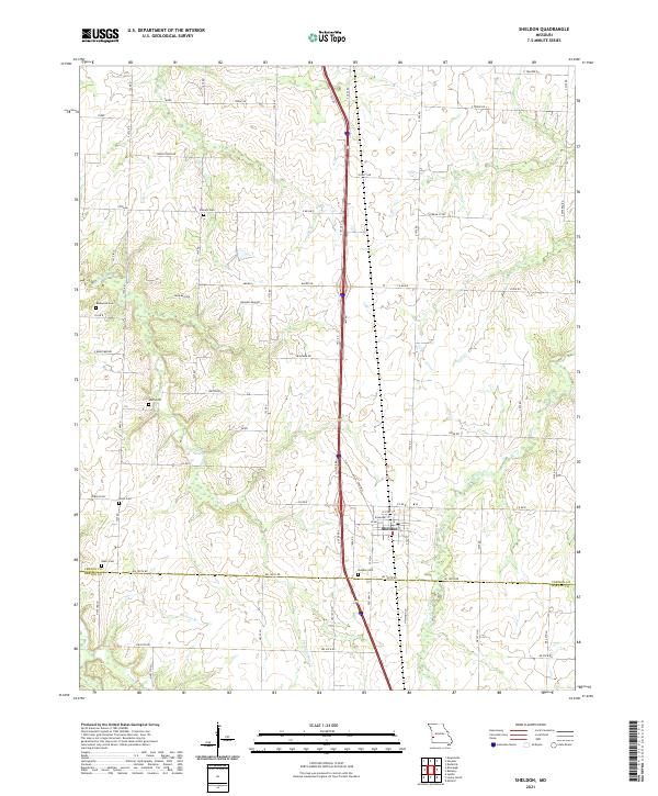 Sheldon topographic map thumbnail