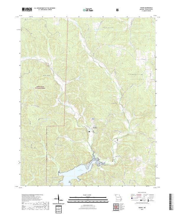 Shook topographic map thumbnail