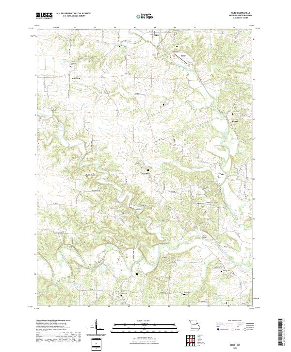 Silex topographic map thumbnail