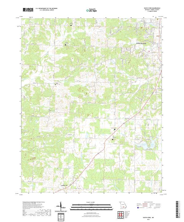 South Fork 2021 topographic map thumbnail