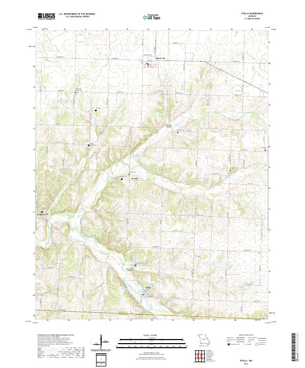 Stella 2021 topographic map thumbnail