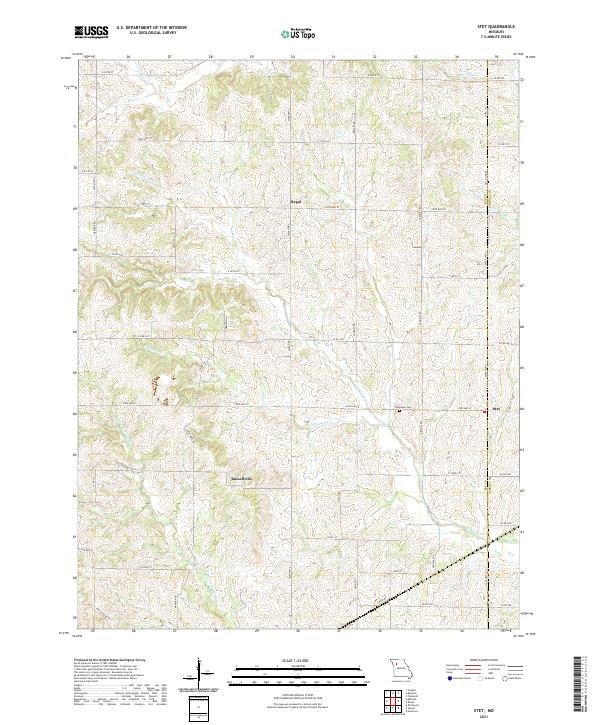 Stet topographic map thumbnail