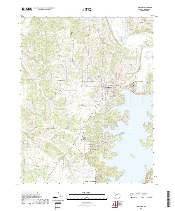 Stockton topographic map thumbnail