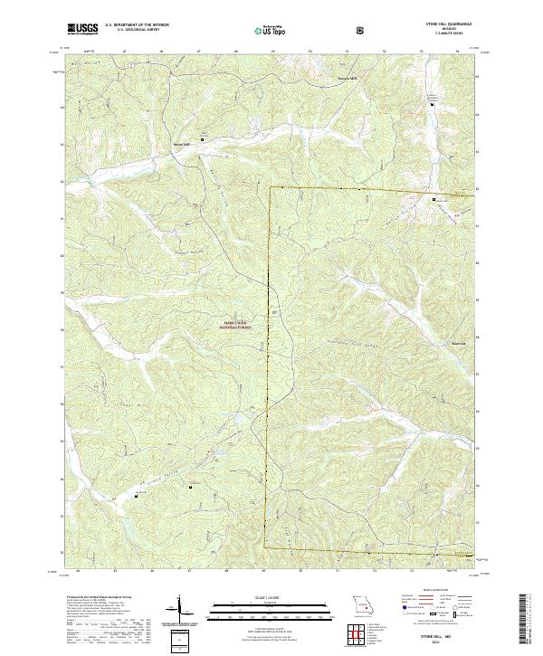 Stone Hill 2021 topographic map thumbnail