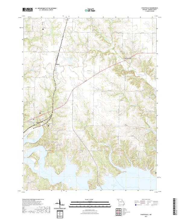 Stoutsville topographic map thumbnail