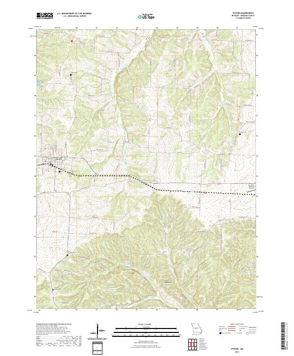 Stover topographic map thumbnail