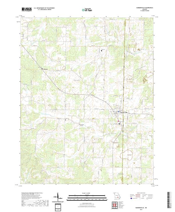 Summersville topographic map thumbnail