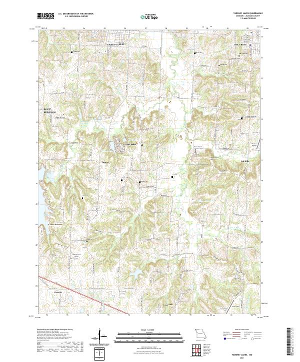 Tarsney Lakes 2021 topographic map thumbnail