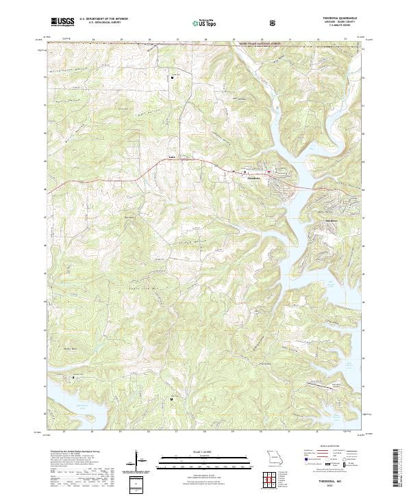 Theodosia topographic map thumbnail