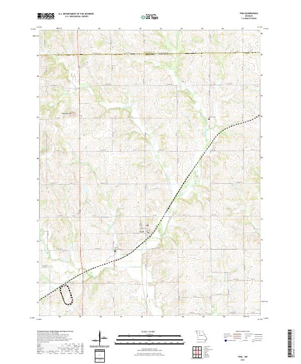 Tina topographic map thumbnail