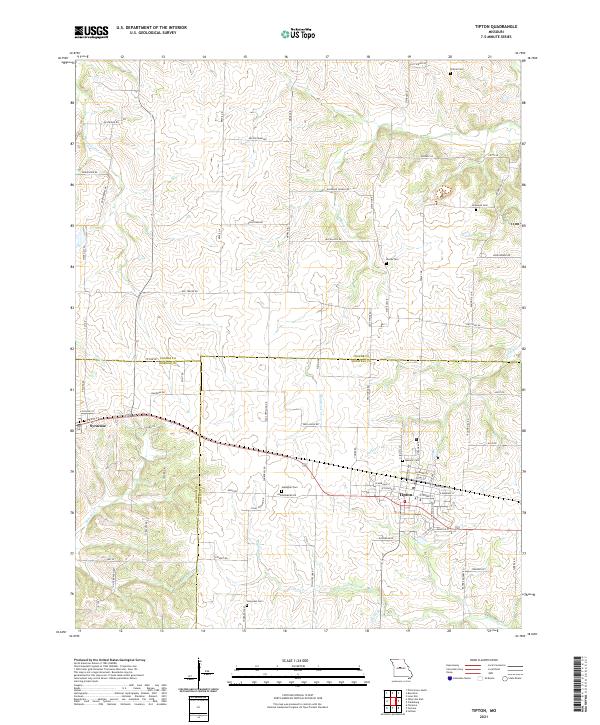 Tipton topographic map thumbnail
