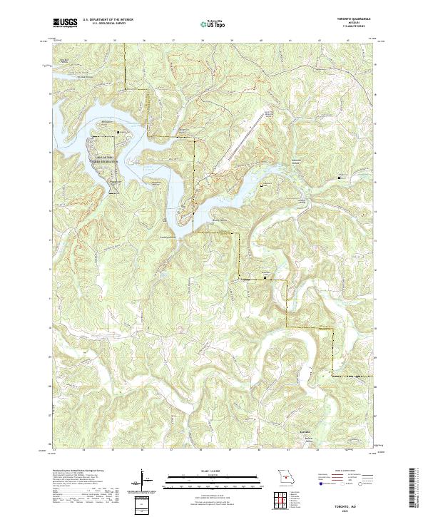 Toronto 2021 topographic map thumbnail