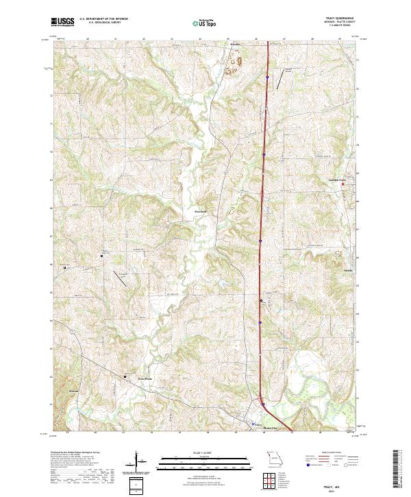 Tracy topographic map thumbnail