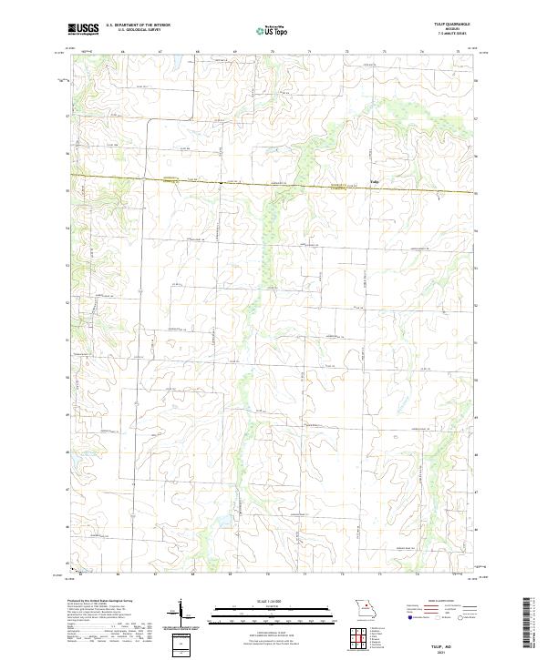 Tulip topographic map thumbnail