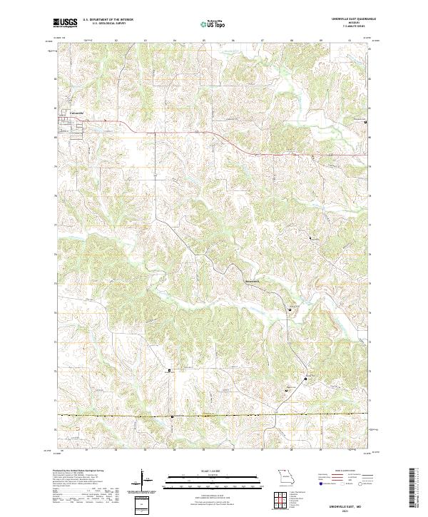 Unionville East topographic map thumbnail