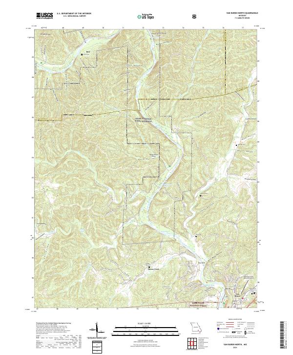 Van Buren North topographic map thumbnail