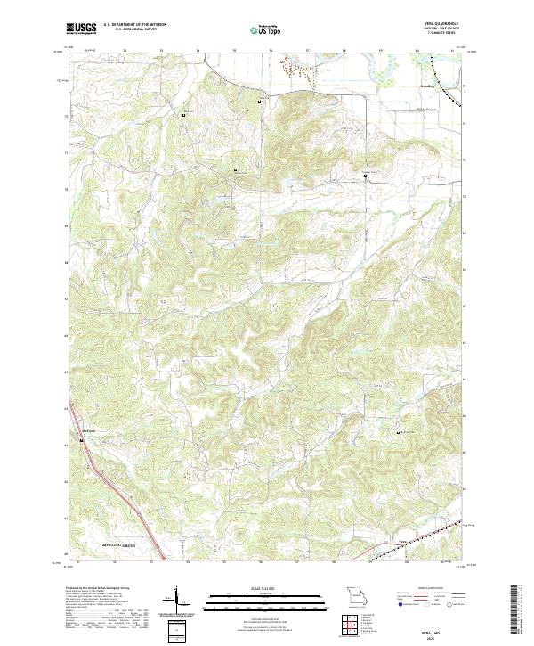 Vera topographic map thumbnail