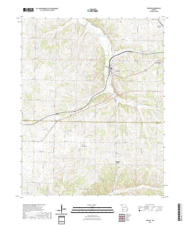Verona topographic map thumbnail