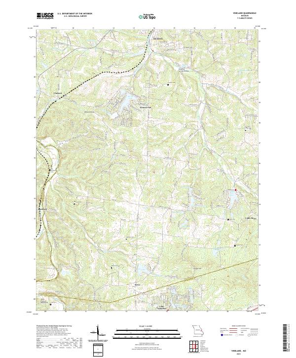 Vineland topographic map thumbnail