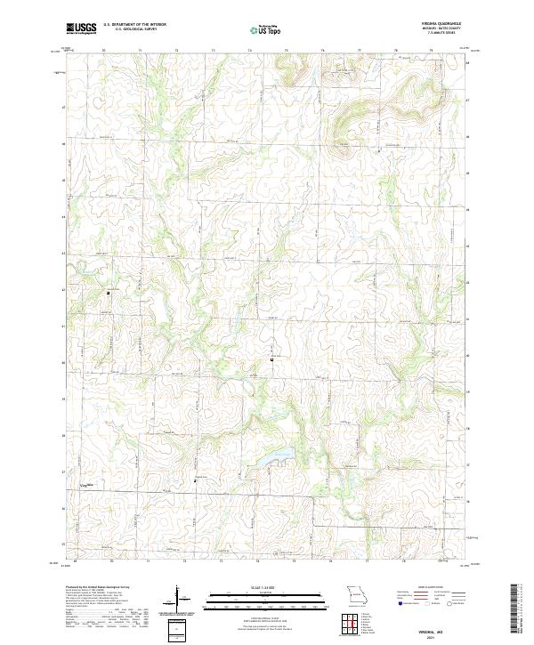 Virginia 2021 topographic map thumbnail