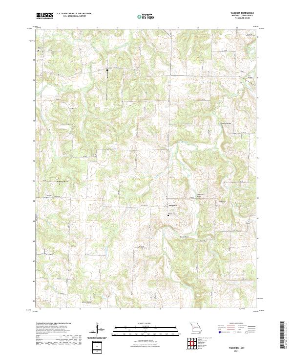 Wagoner topographic map thumbnail