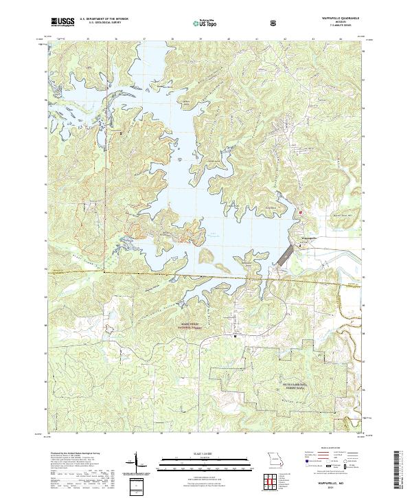 Wappapello topographic map thumbnail