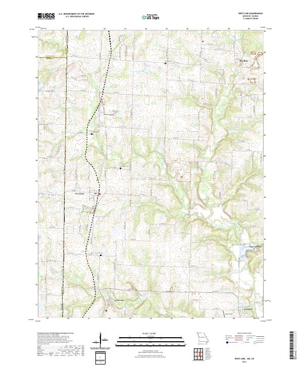 West Line 2021 topographic map thumbnail
