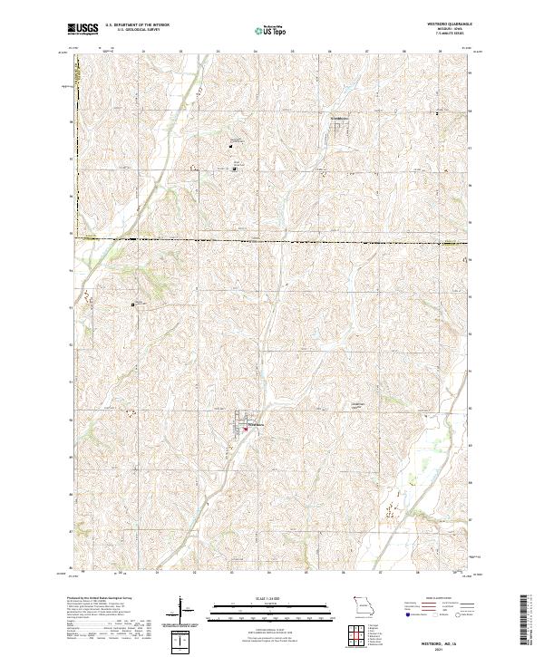 Westboro topographic map thumbnail