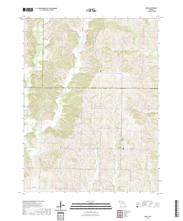 Wien topographic map thumbnail