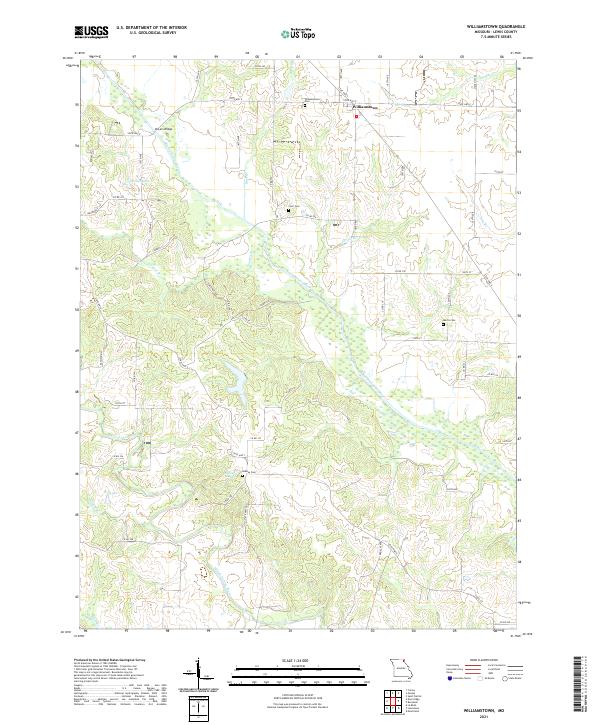 Williamstown topographic map thumbnail