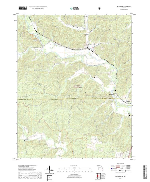 Williamsville topographic map thumbnail