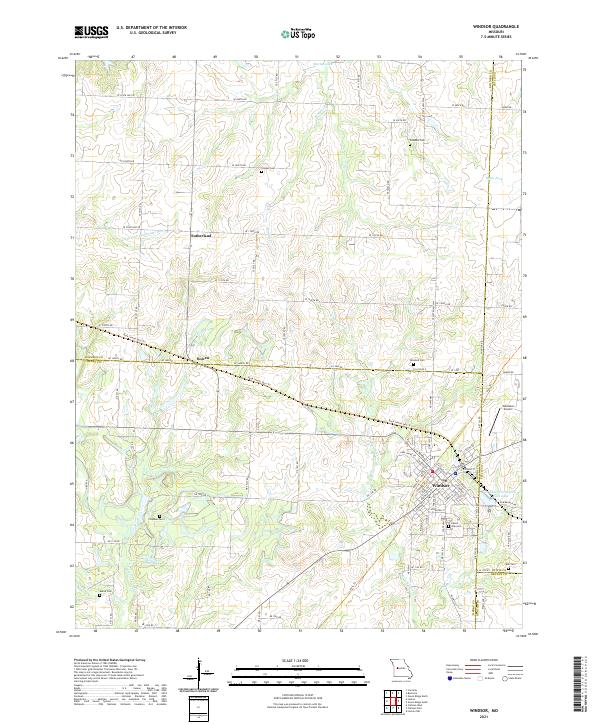 Windsor topographic map thumbnail