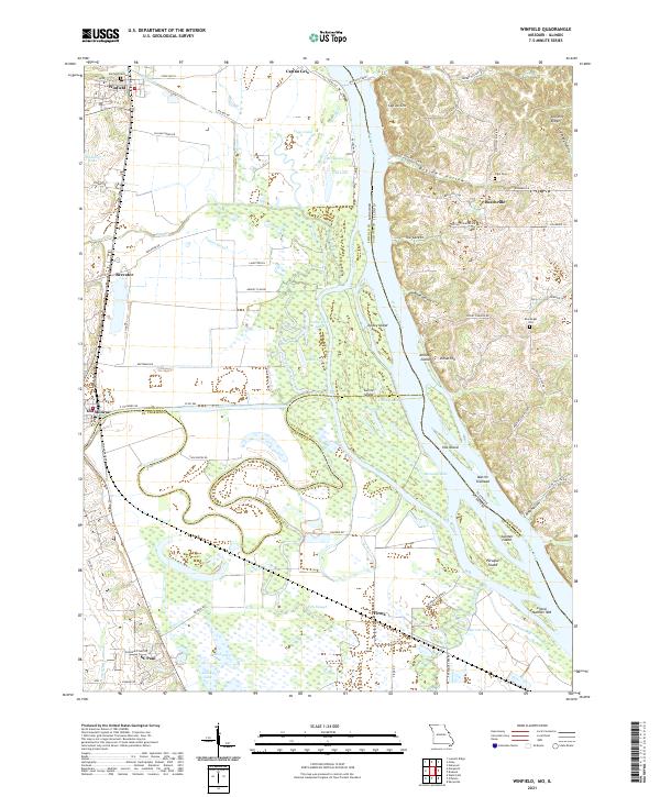 Winfield topographic map thumbnail