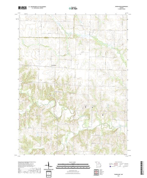 Woodlawn 2021 topographic map thumbnail