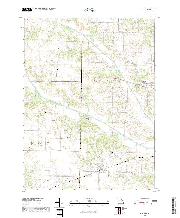 Wyaconda topographic map thumbnail