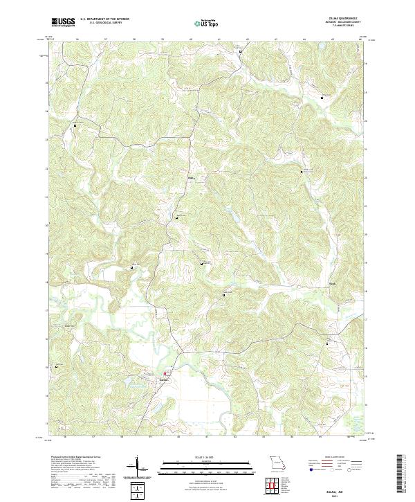Zalma 2021 topographic map thumbnail