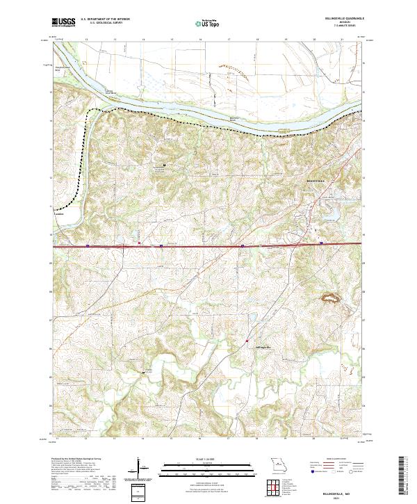 Billingsville topographic map thumbnail