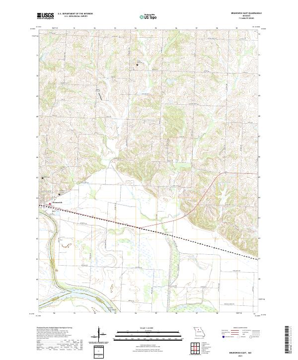 Brunswick East topographic map thumbnail