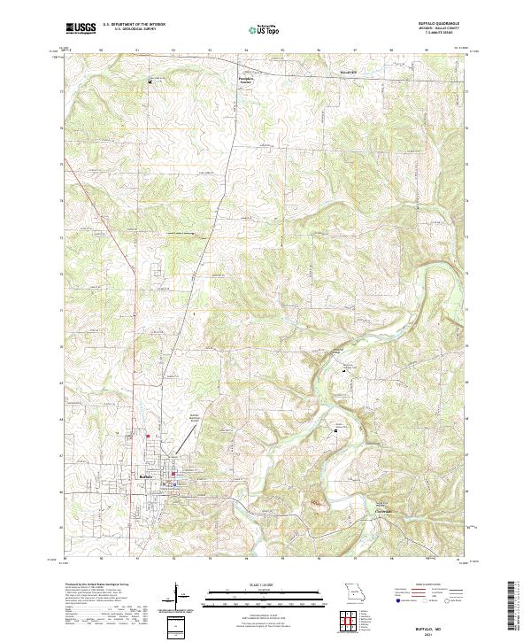 Buffalo topographic map thumbnail
