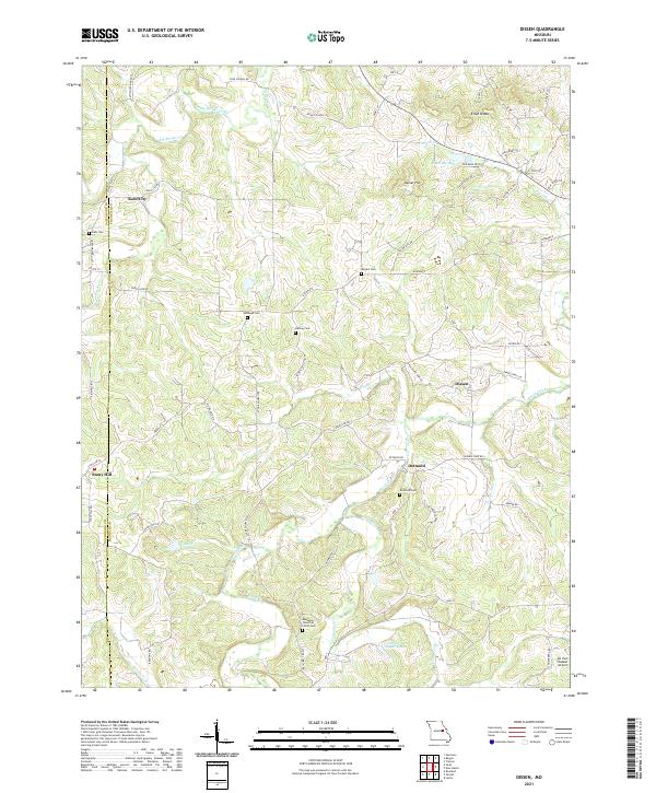 Dissen topographic map thumbnail