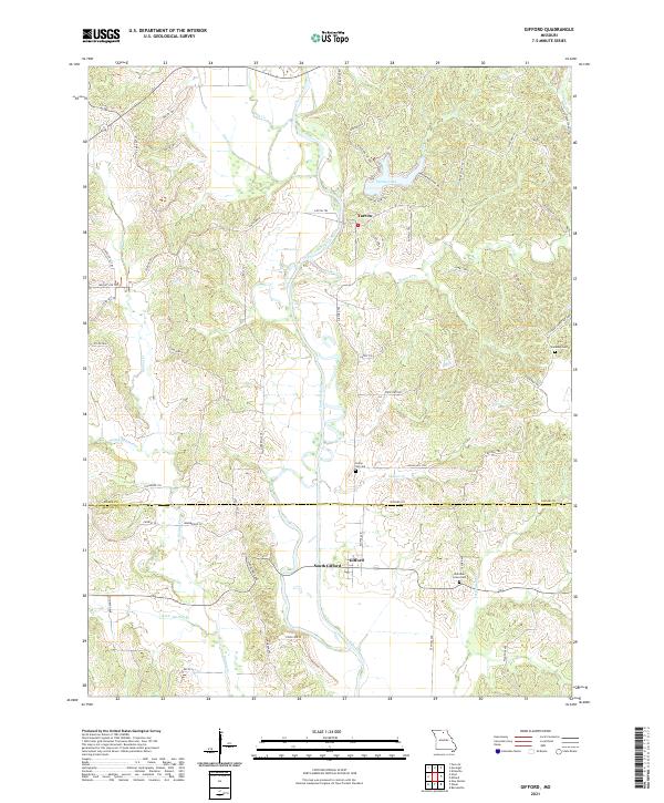 Gifford topographic map thumbnail