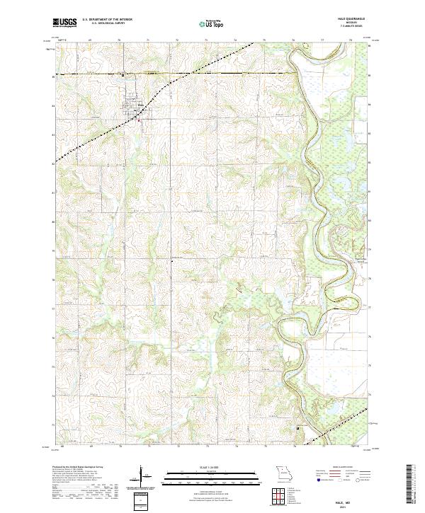 Hale topographic map thumbnail