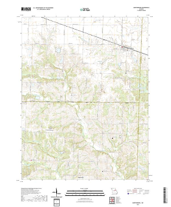 Martinsburg topographic map thumbnail