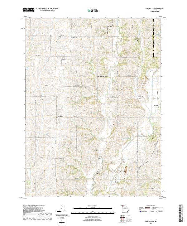 Parnell West topographic map thumbnail
