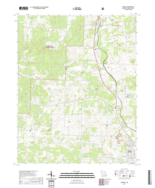 Pomona topographic map thumbnail