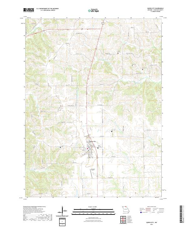 Queen City topographic map thumbnail